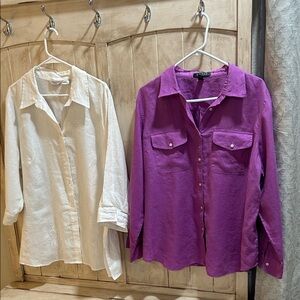 Richard Malcolm & Lauren -100% Linen Shirts